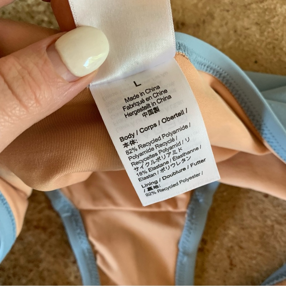 J.Crew | High Rise Bikini Bottom | Blue Mist - Picture 6 of 9